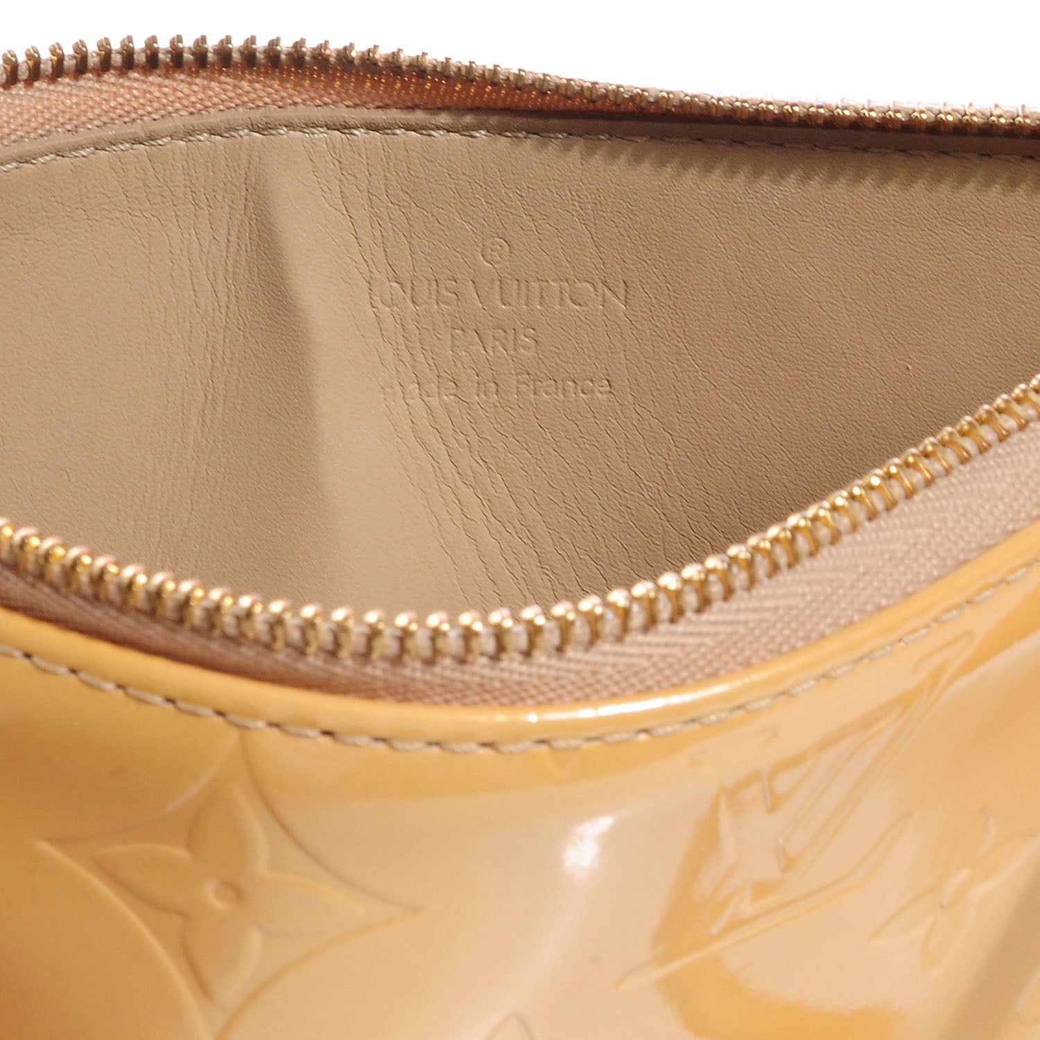 Louis Vuitton Vernis Lexington Pochette Beige 6 of 7