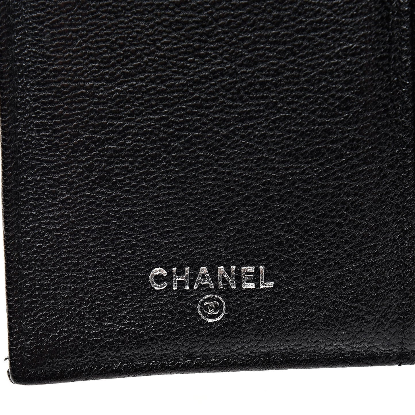 Diamond Stitched Long Flap Wallet Silver