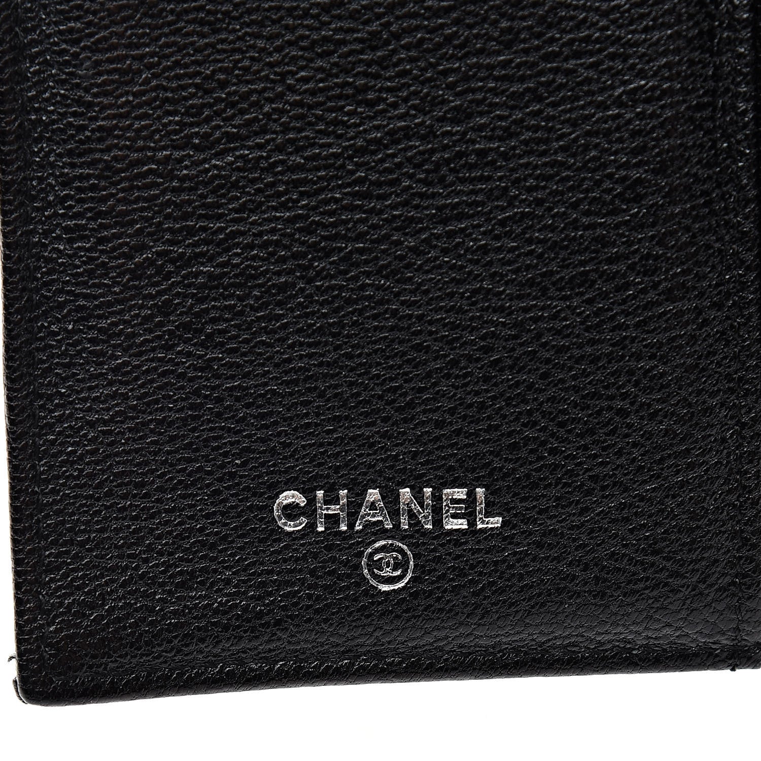 Chanel Diamond Stitched Long Flap Wallet Silver 6 of 10