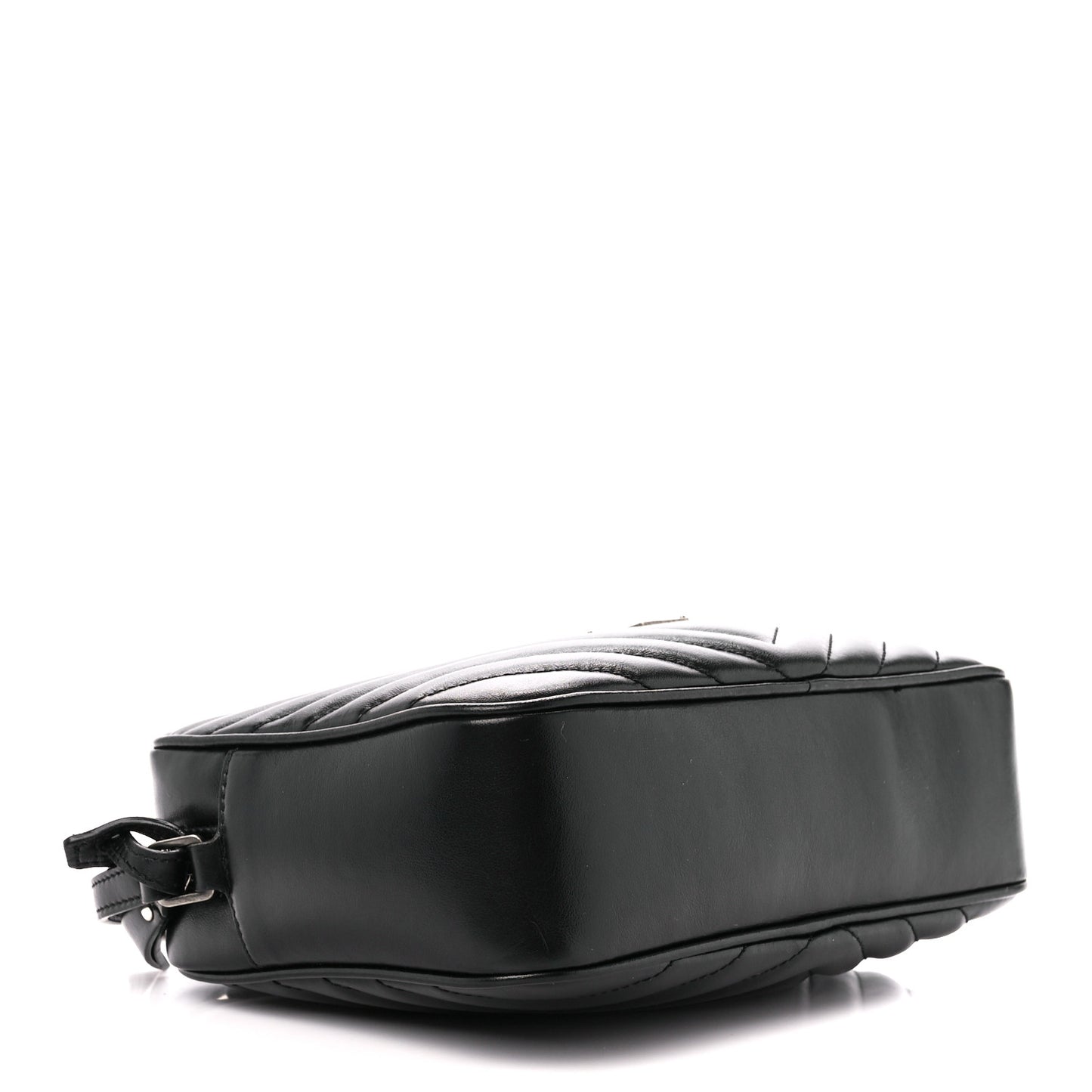 Calfskin Matelasse Monogram Lou Camera Bag Black