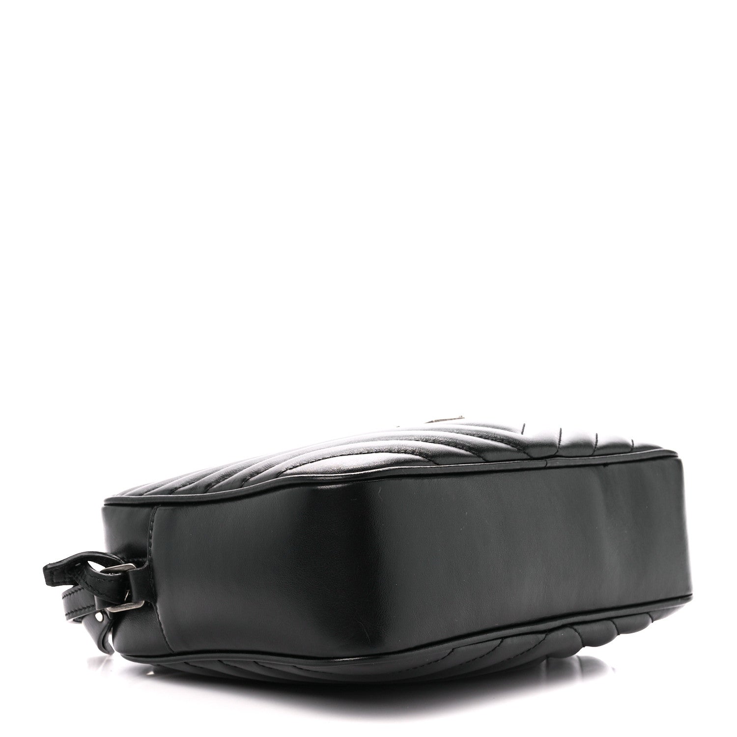 Saint Laurent Calfskin Matelasse Monogram Lou Camera Bag Black 4 of 10