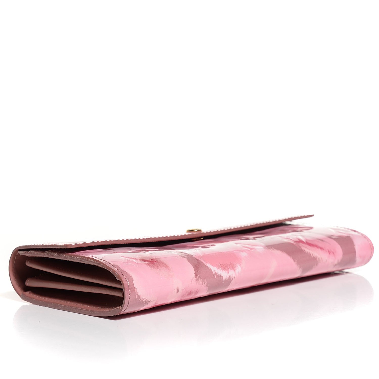Louis Vuitton Vernis Ikat Sarah Wallet Rose Velours 4 of 8