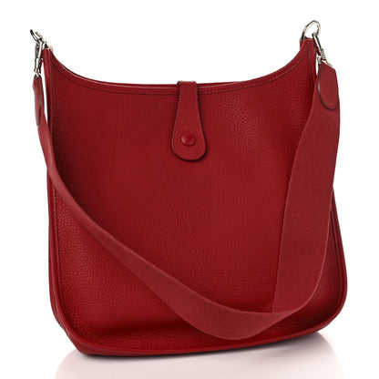 Hermes Togo Evelyne GM Rouge 3 of 9