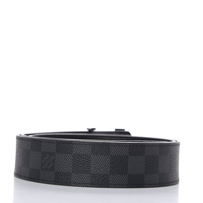 Louis Vuitton Damier Graphite LV Initiales Belt 120 48 3 of 7