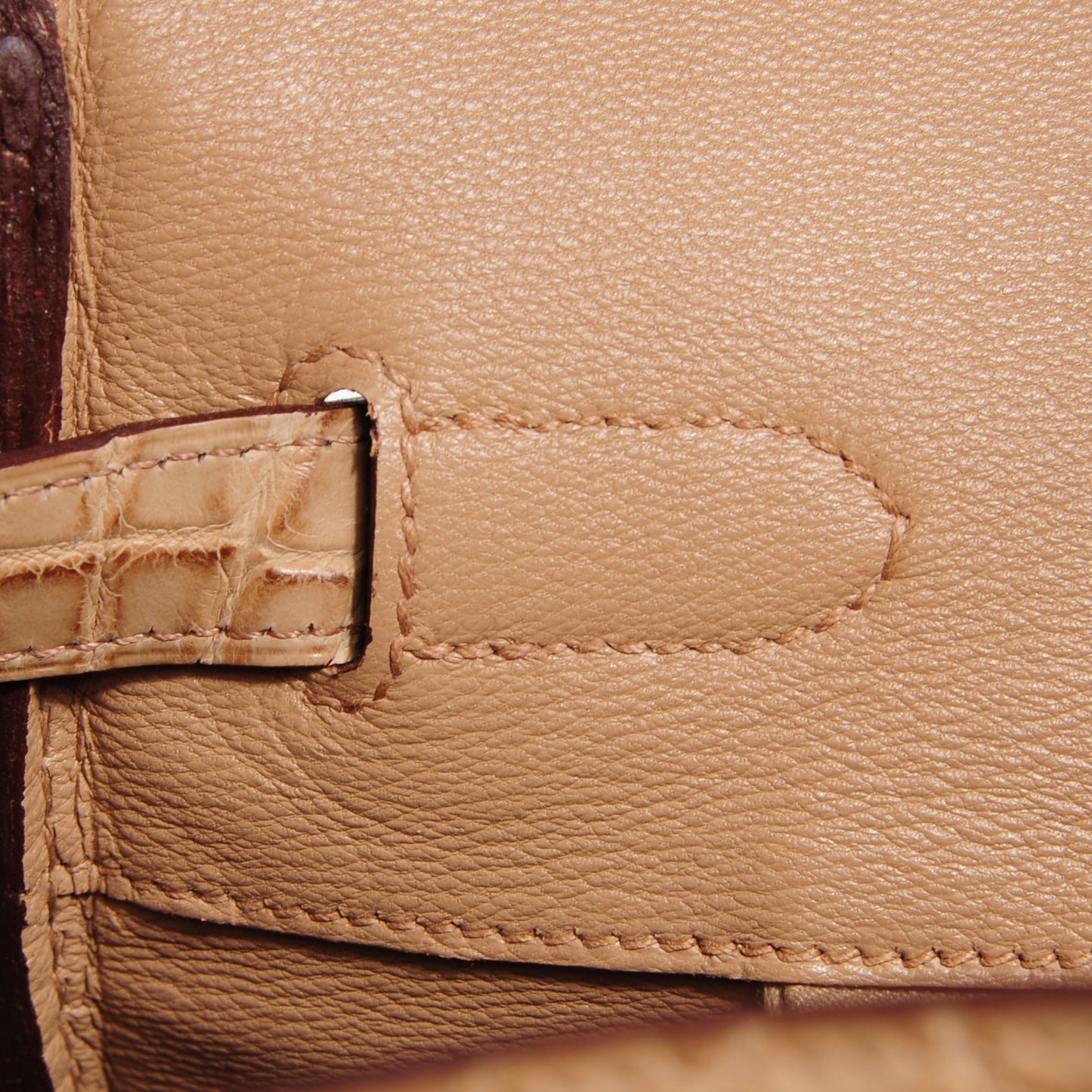 Matte Alligator Birkin 35 Poussiere