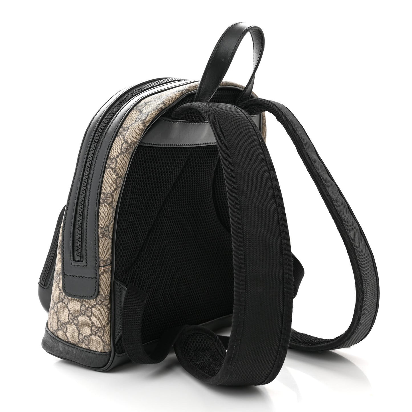GG Supreme Monogram Small Eden Day Backpack Black