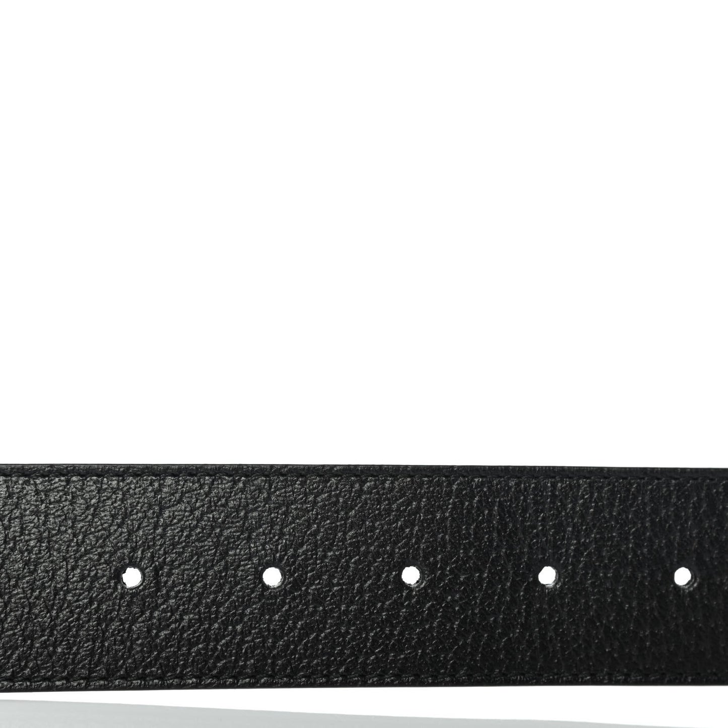 Textured Calfskin Double G 40mm Belt 115 46 Black