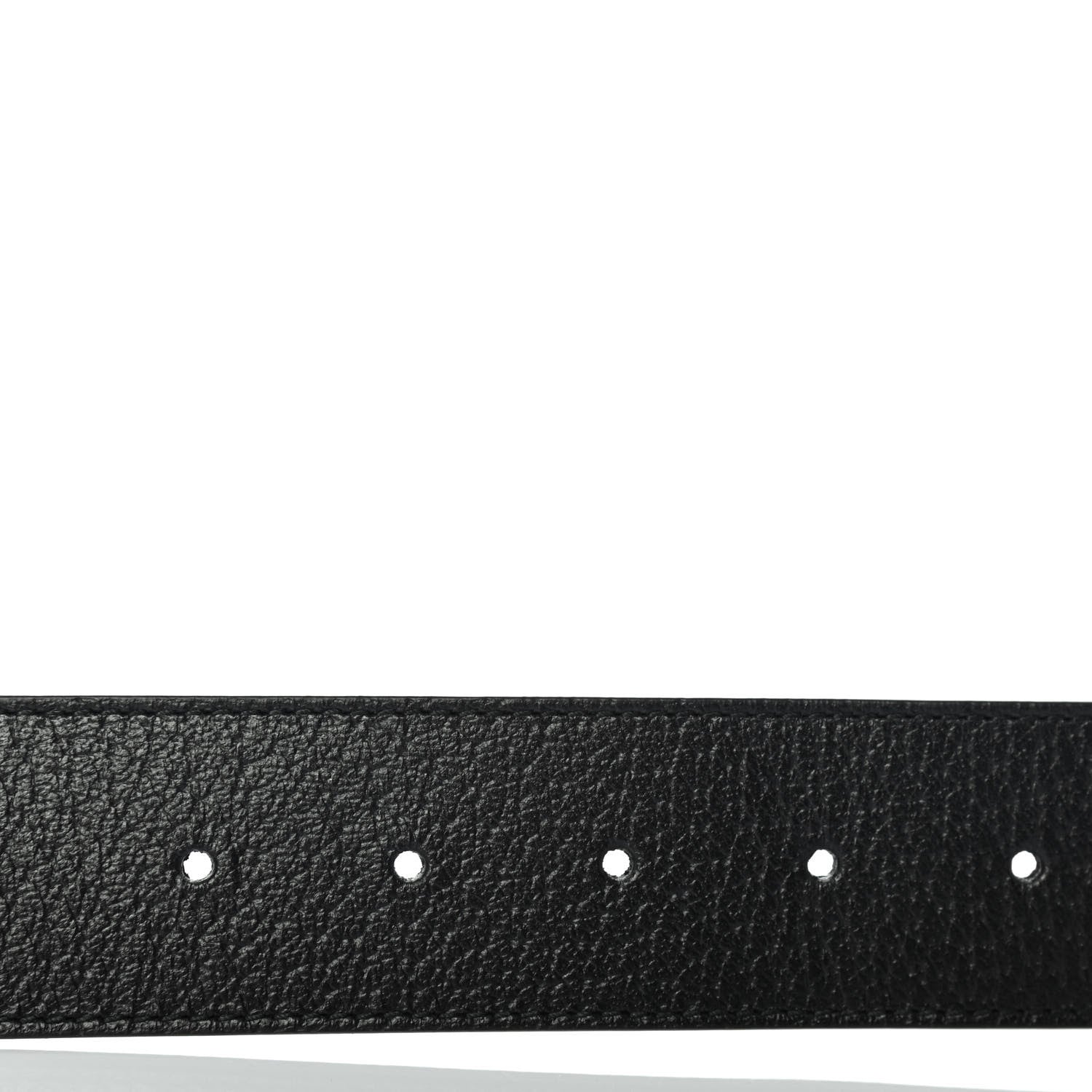 Gucci Textured Calfskin Double G 40mm Belt 115 46 Black 4 of 4