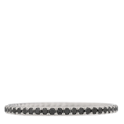 David Yurman Platinum Black Diamond 1.85mm Eden Eternity Wedding Band Ring 66 11.5 56/7.5 3 of 4