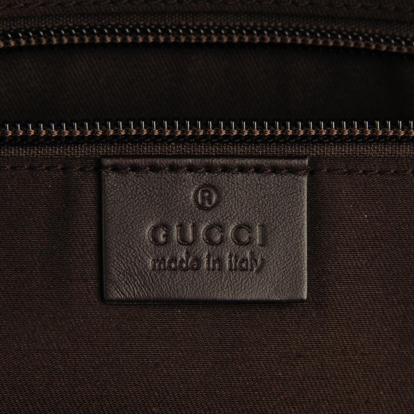 GG Plus Monogram Double Handle Briefcase Dark Brown
