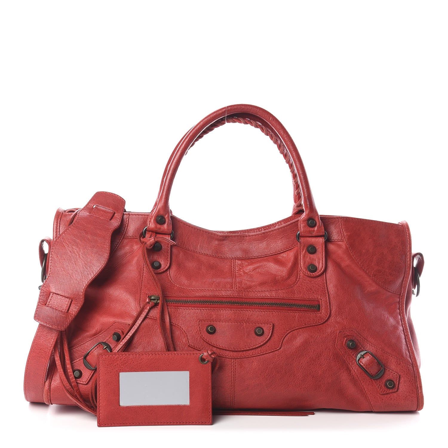 Balenciaga Agneau Classic Hardware Part Time Rouge Coquelicot 1 of 8