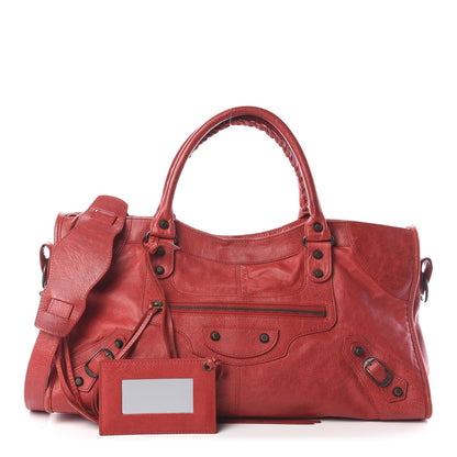 Balenciaga Agneau Classic Hardware Part Time Rouge Coquelicot 1 of 8