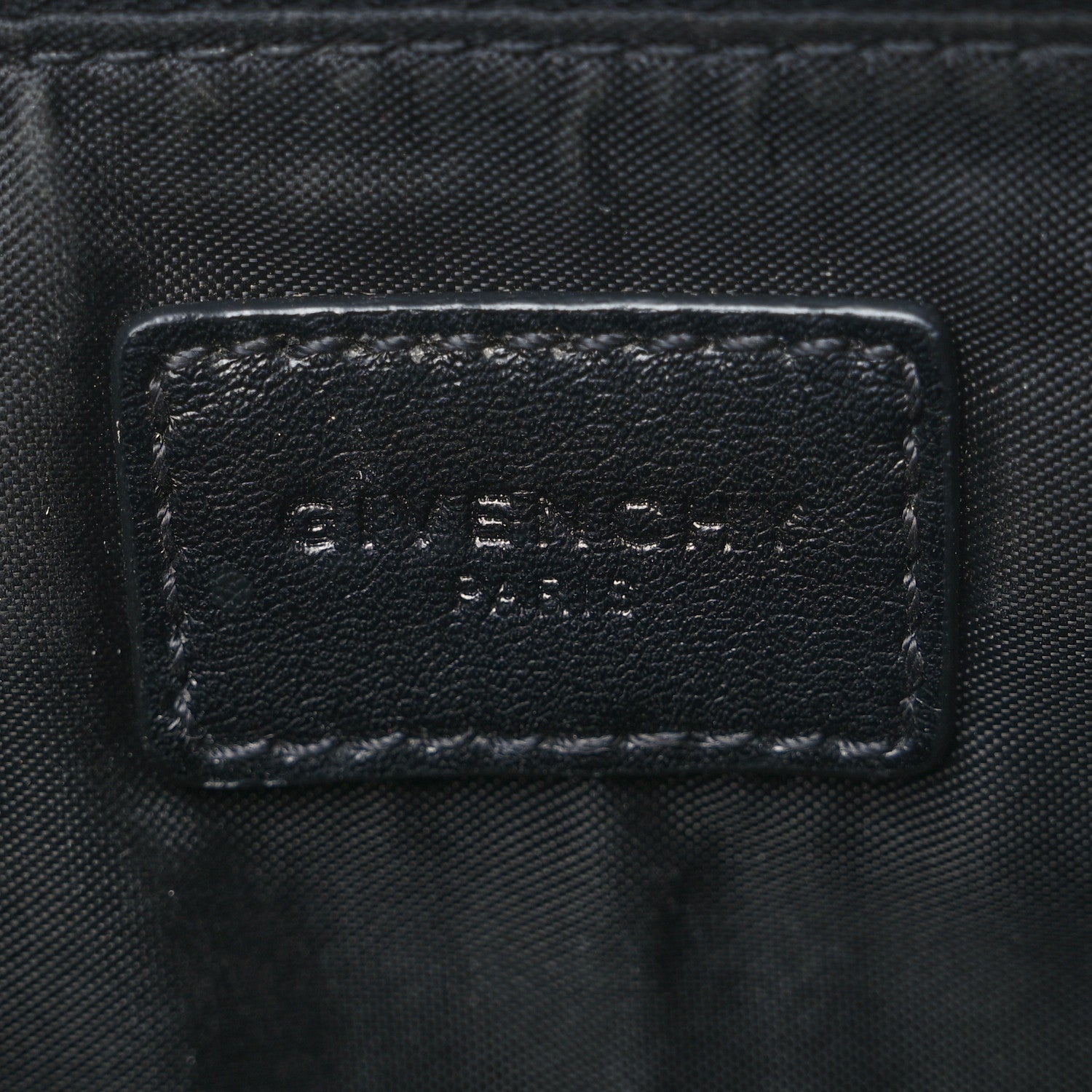 Givenchy Textured Coated Canvas Rottweiler Print Medium Cosmetic Pouch Black 6 of 6