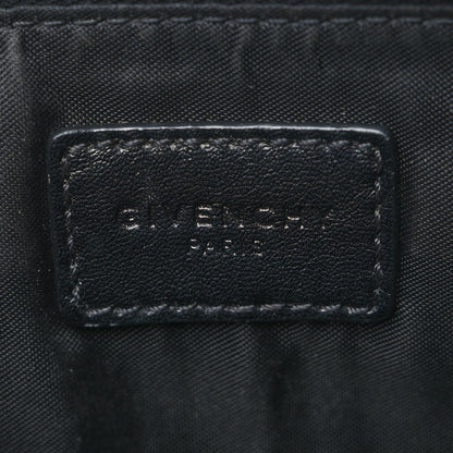 Givenchy Textured Coated Canvas Rottweiler Print Medium Cosmetic Pouch Black 6 of 6