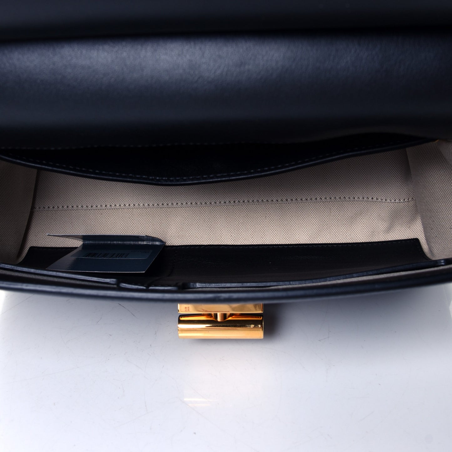 Calfskin Natalia Shoulder Bag Black