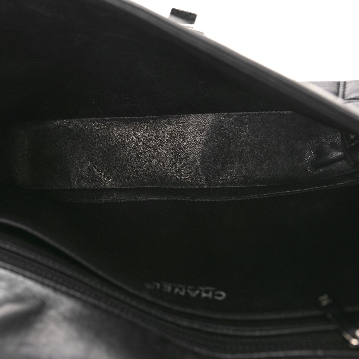 Lambskin Quilted Mademoiselle Flap Black