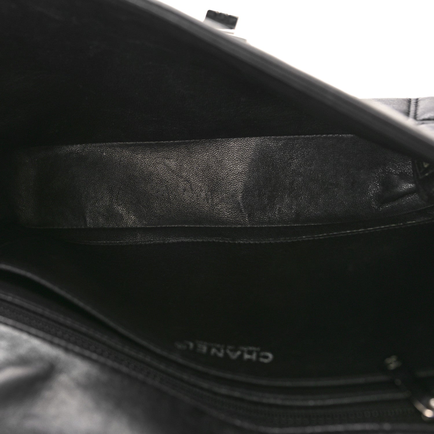 Chanel Lambskin Quilted Mademoiselle Flap Black 5 of 10