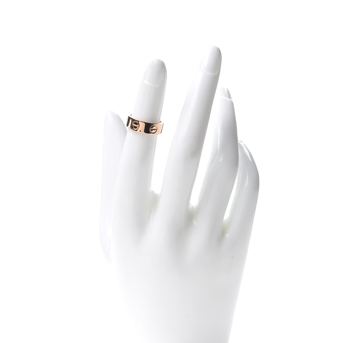 18K Pink Gold 5.5mm LOVE Ring 46 3.75