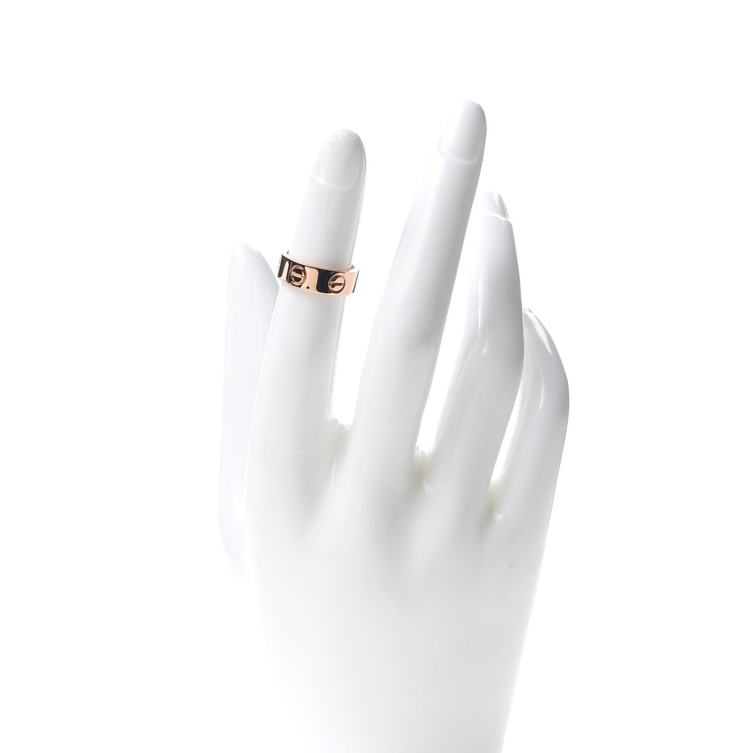 Cartier 18K Pink Gold 5.5mm LOVE Ring 46 3.75 2 of 4