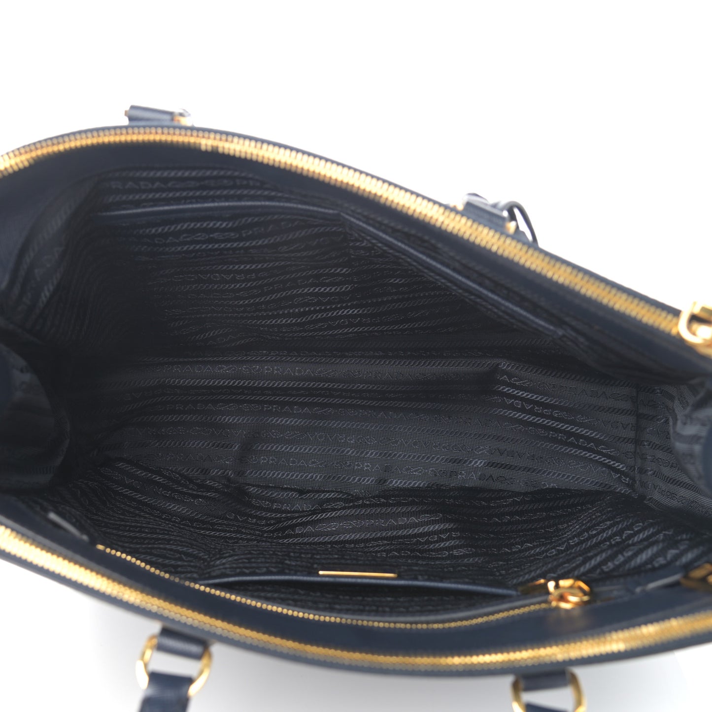 Saffiano Lux Medium Tote Bluette