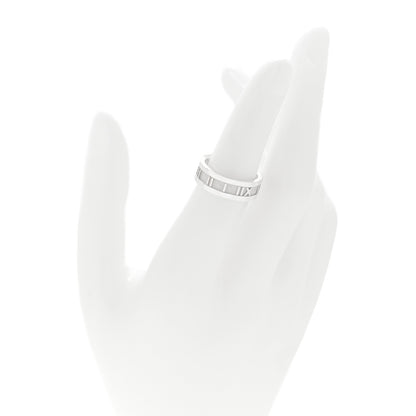 Tiffany Sterling Silver Atlas Ring 50 5.5 2 of 4