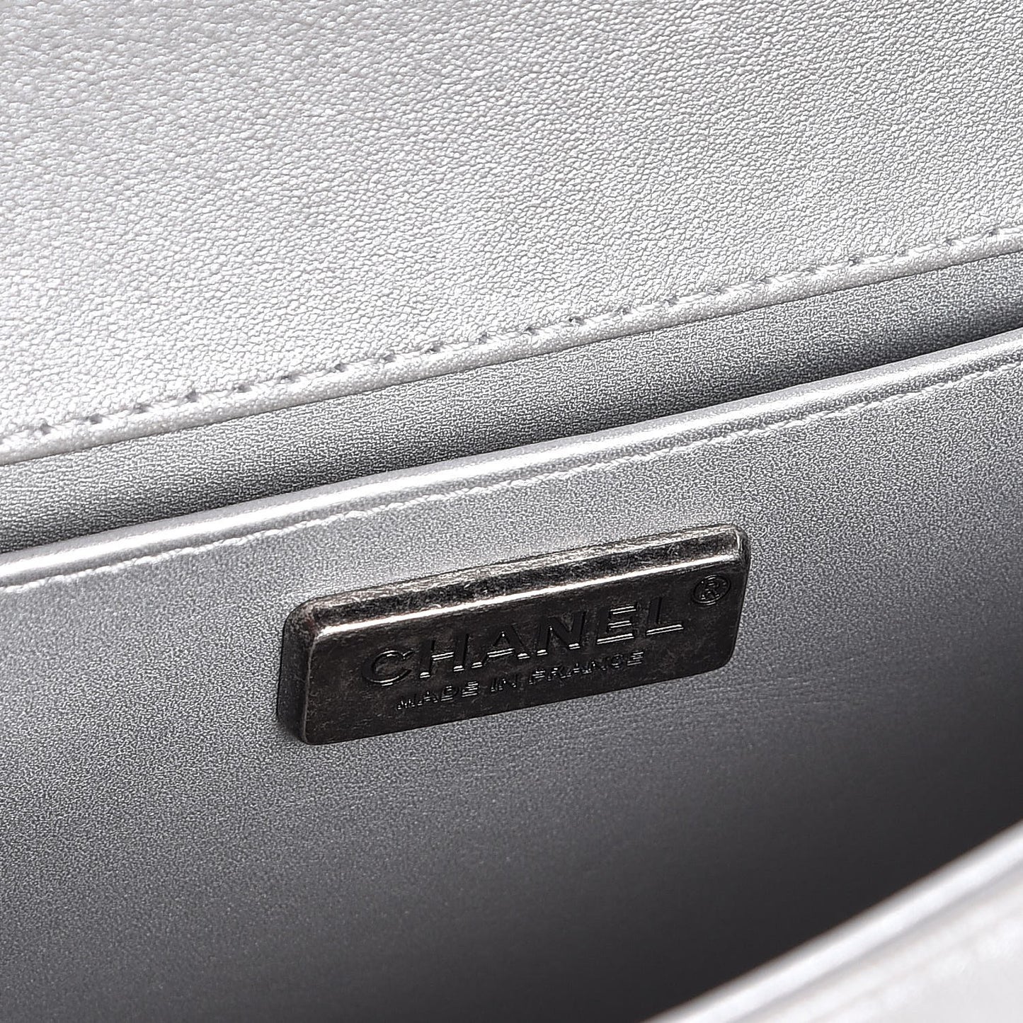 Galuchat Stingray Small Boy Flap Silver