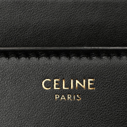 Celine Satinated Calfskin Mini 16 Top Handle Bag Black 6 of 16