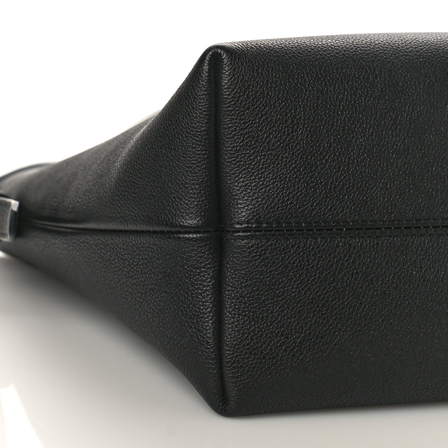 Grained Calfskin Mini TF East West Tote Black