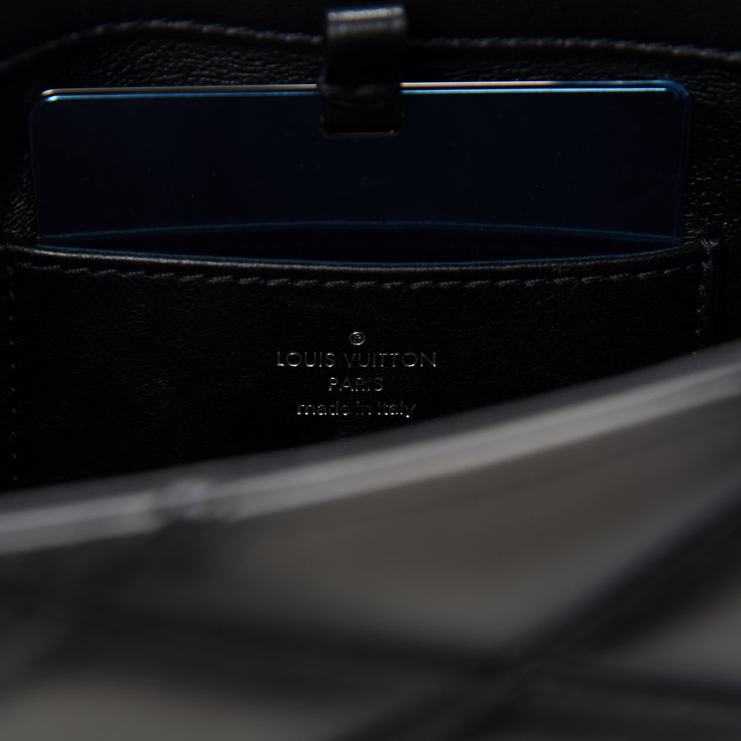 Louis Vuitton Lambskin Malletage GO-14 PM Charcoal 11 of 12