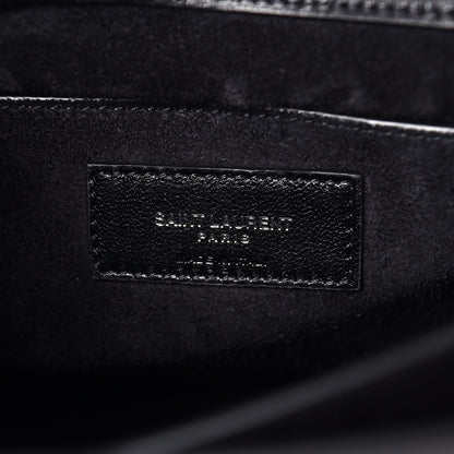 Saint Laurent Calfskin Large Monogram Sunset Black 6 of 7