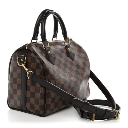 Louis Vuitton Damier Ebene Speedy Bandouliere 25 3 of 10