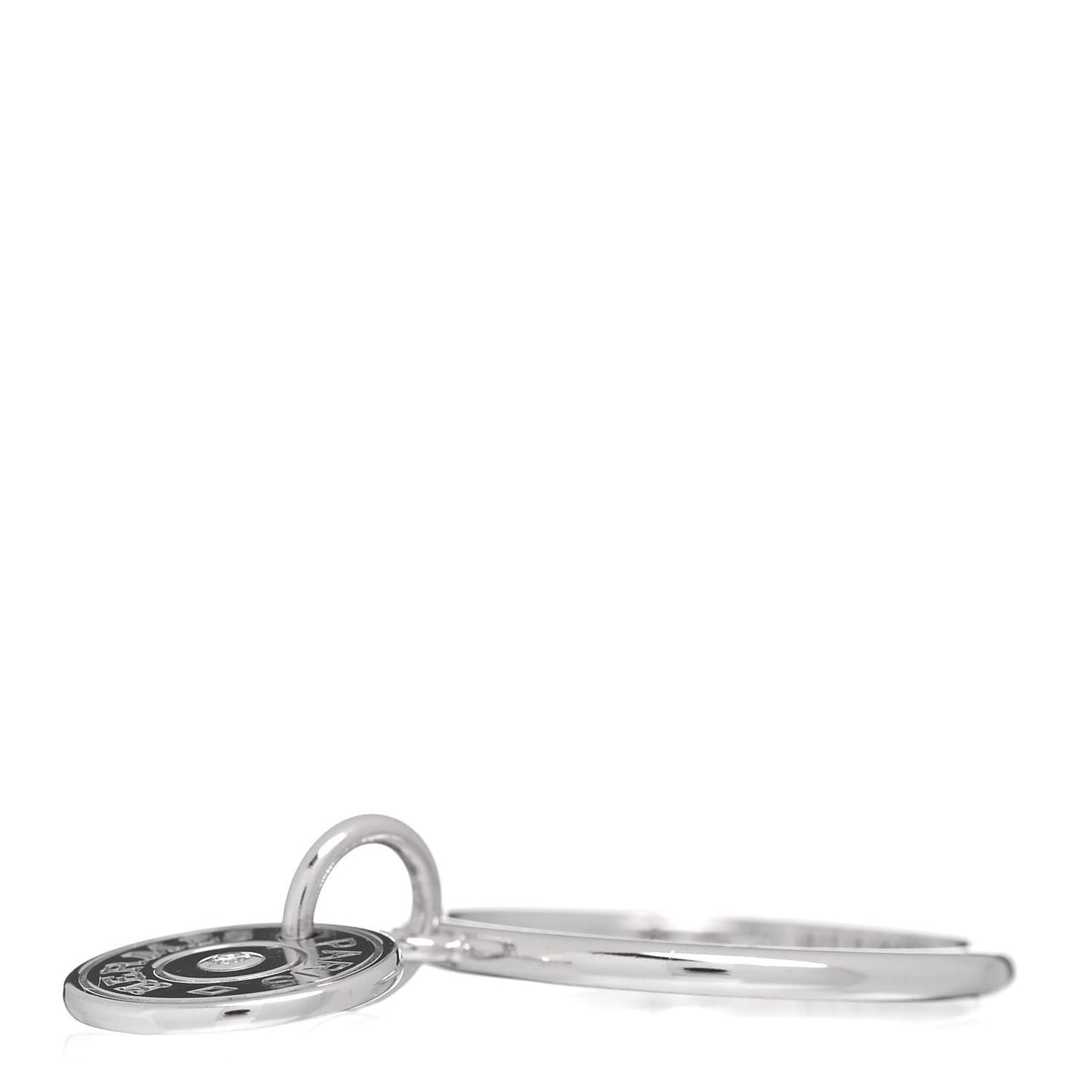 18K White Gold Diamond Gambade Ring 50 5.25