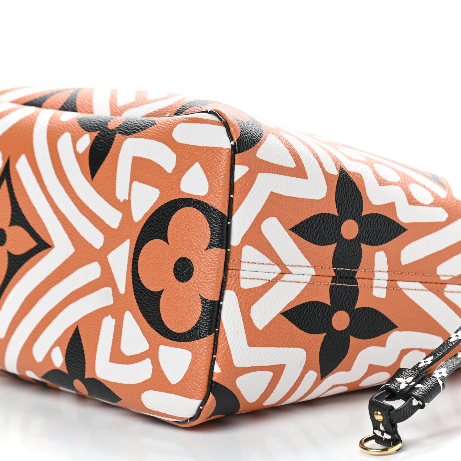 Louis Vuitton Monogram Giant Crafty Neverfull MM Creme Caramel 8 of 9