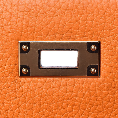Hermes Taurillon Clemence Kelly Retourne 28 Abricot 27 of 38