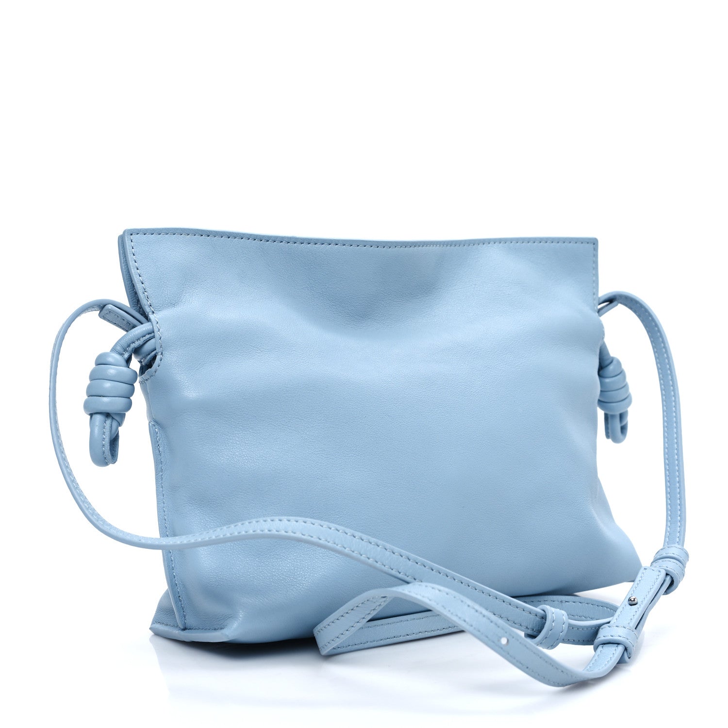Loewe Nappa Mini Flamenco Knot Bag Dusty Blue 3 of 10