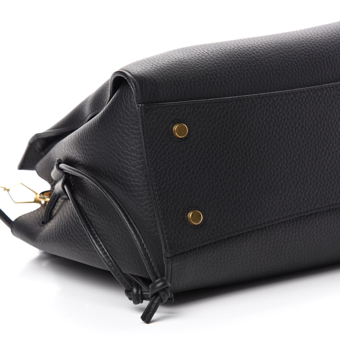 Heavy Grain Iris Tote Midnight Black
