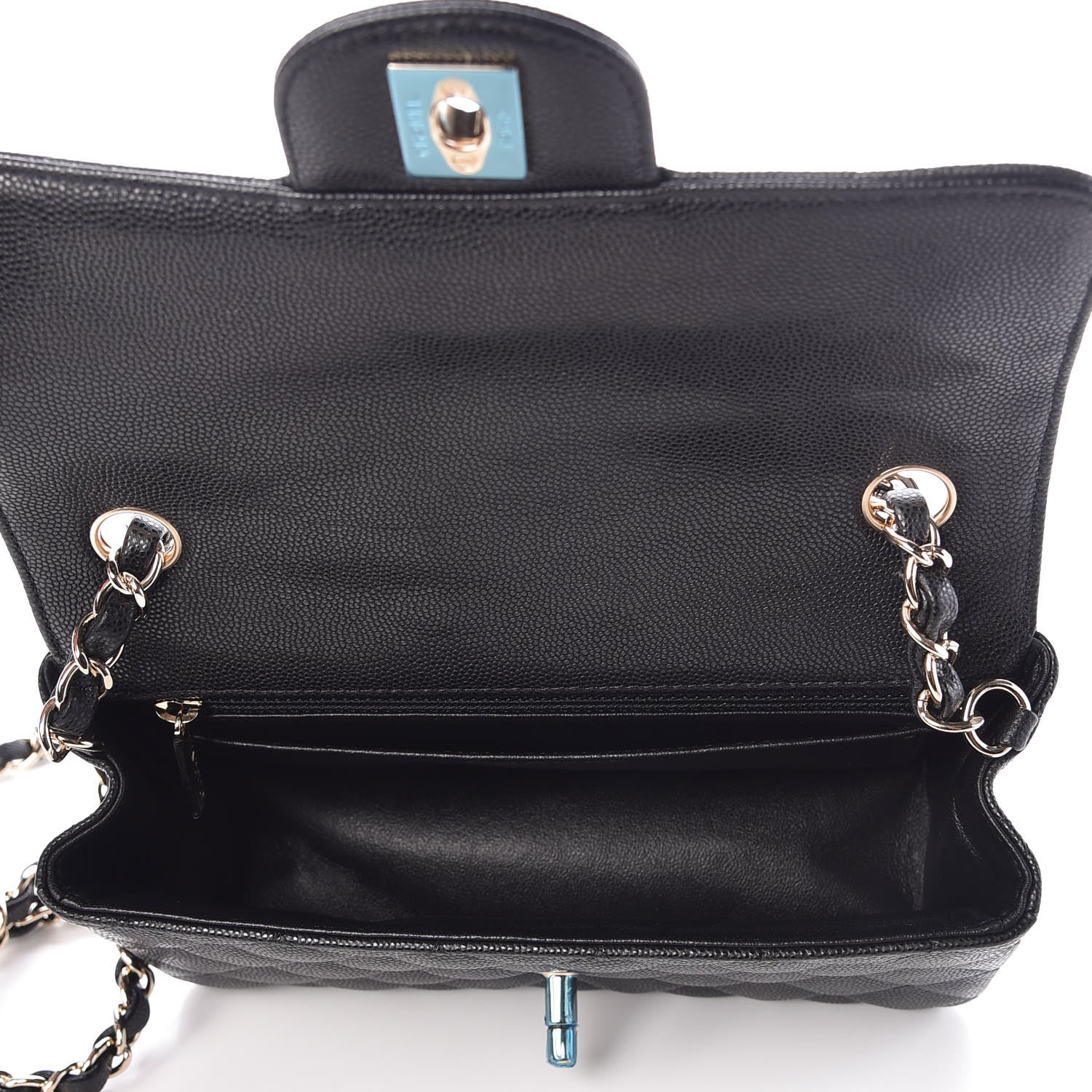 Chanel Caviar Quilted Mini Rectangular Flap Black 7 of 9