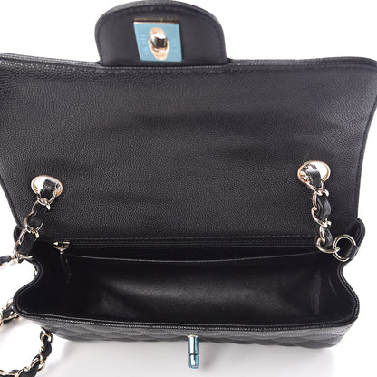 Chanel Caviar Quilted Mini Rectangular Flap Black 7 of 9