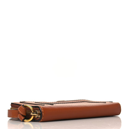 Chloe Grained Calfskin Marcie Long Zip Around Wallet Tan 4 of 7