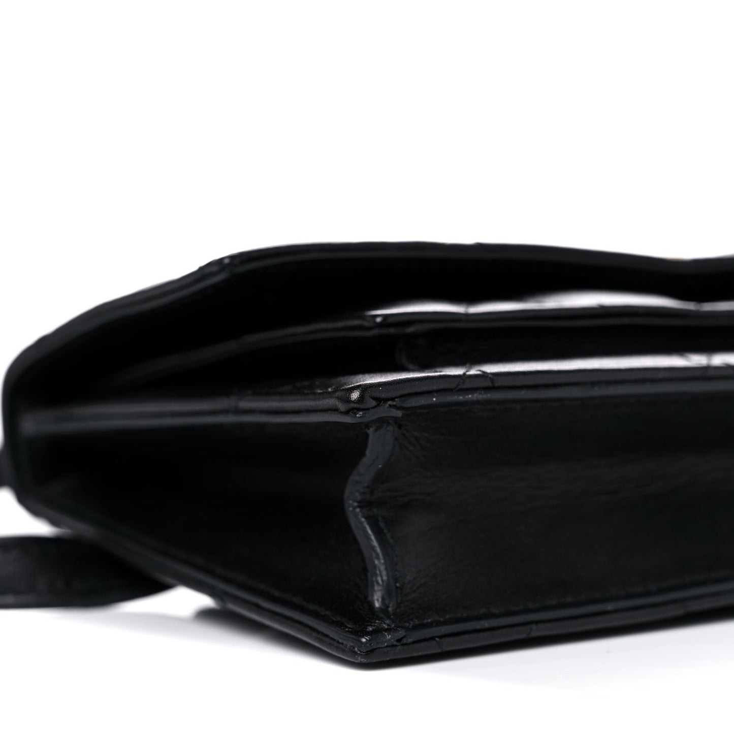 Nappa Calfskin Quilted XS Sharp Belt Bag Black