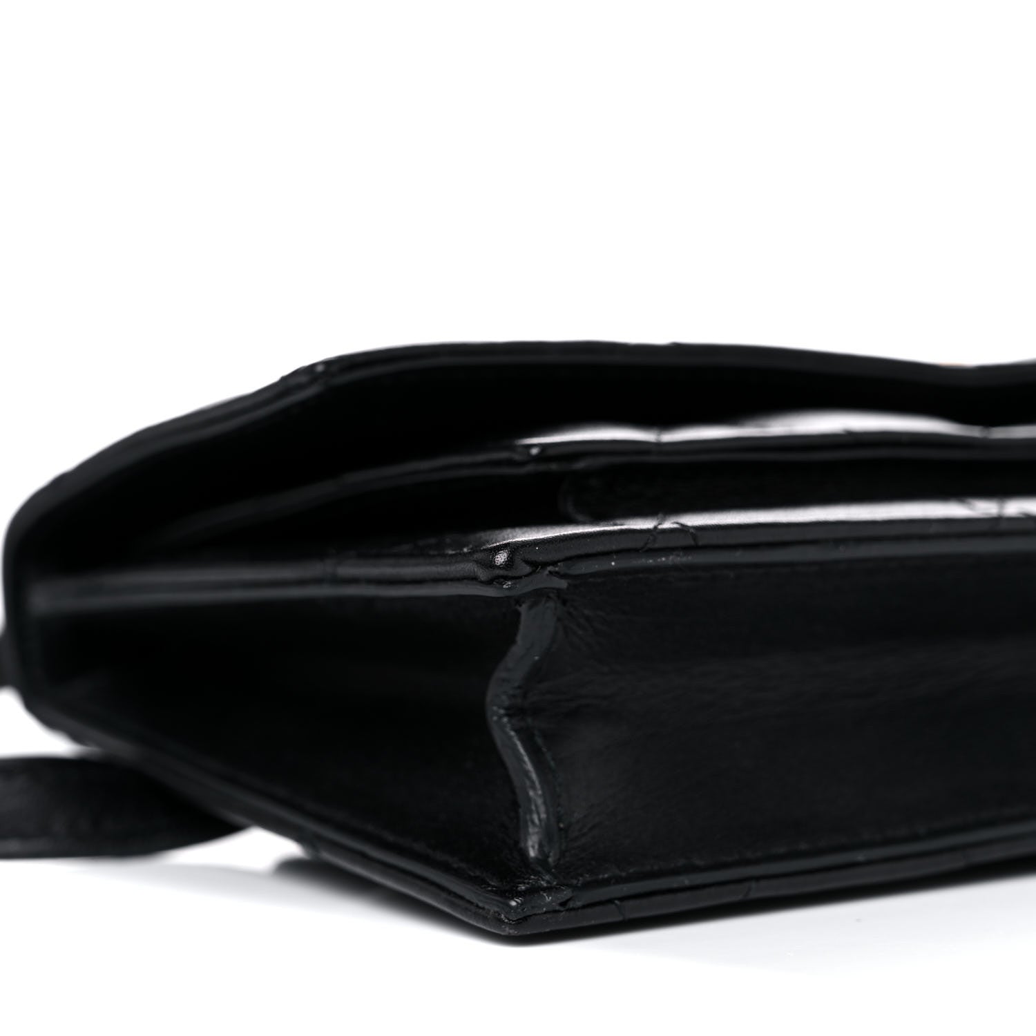 Balenciaga Nappa Calfskin Quilted XS Sharp Belt Bag Black 7 of 13