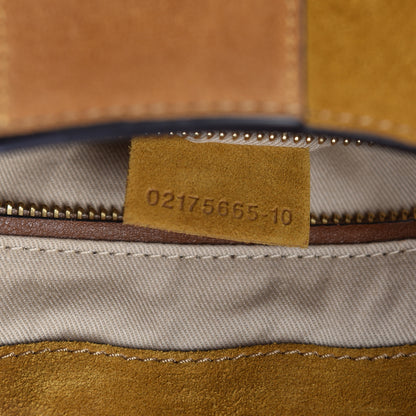 Chloe Suede Small Lexa Shoulder Bag Mustard Brown 7 of 11