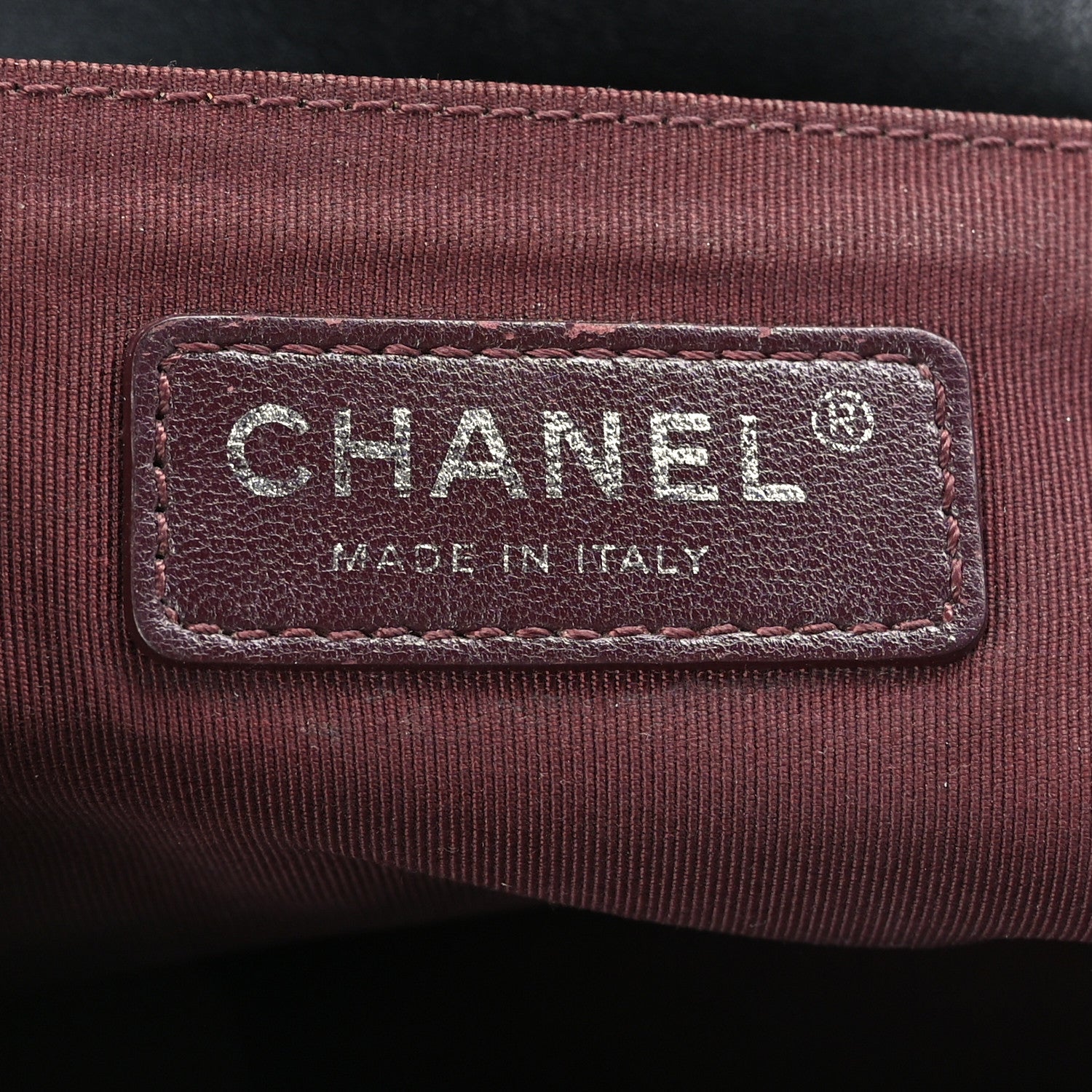 Chanel Calfskin Horizontal Quilted Medium Boy Flap Black Black 6 of 9