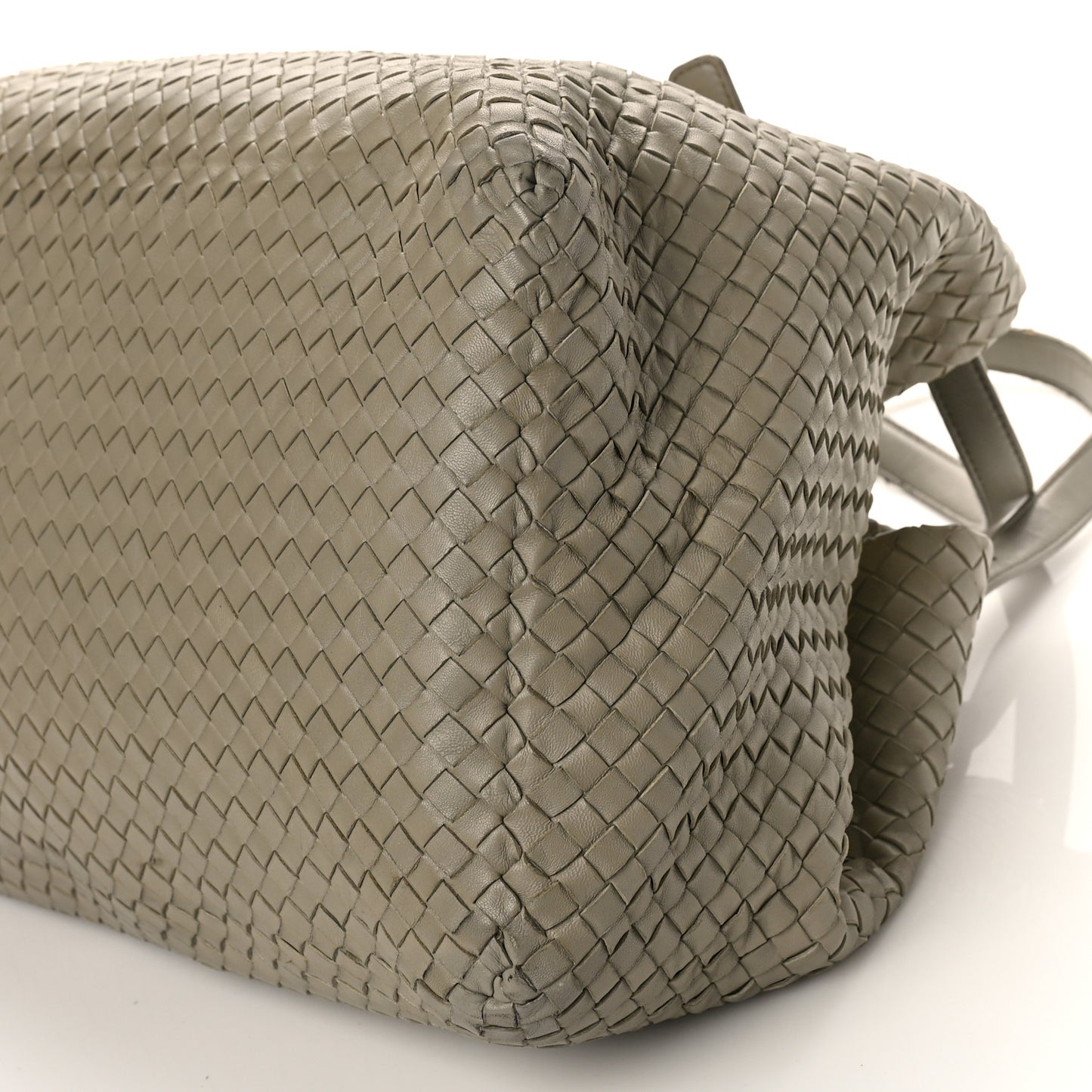 Nappa Intrecciato Large Seamless Tote Fume