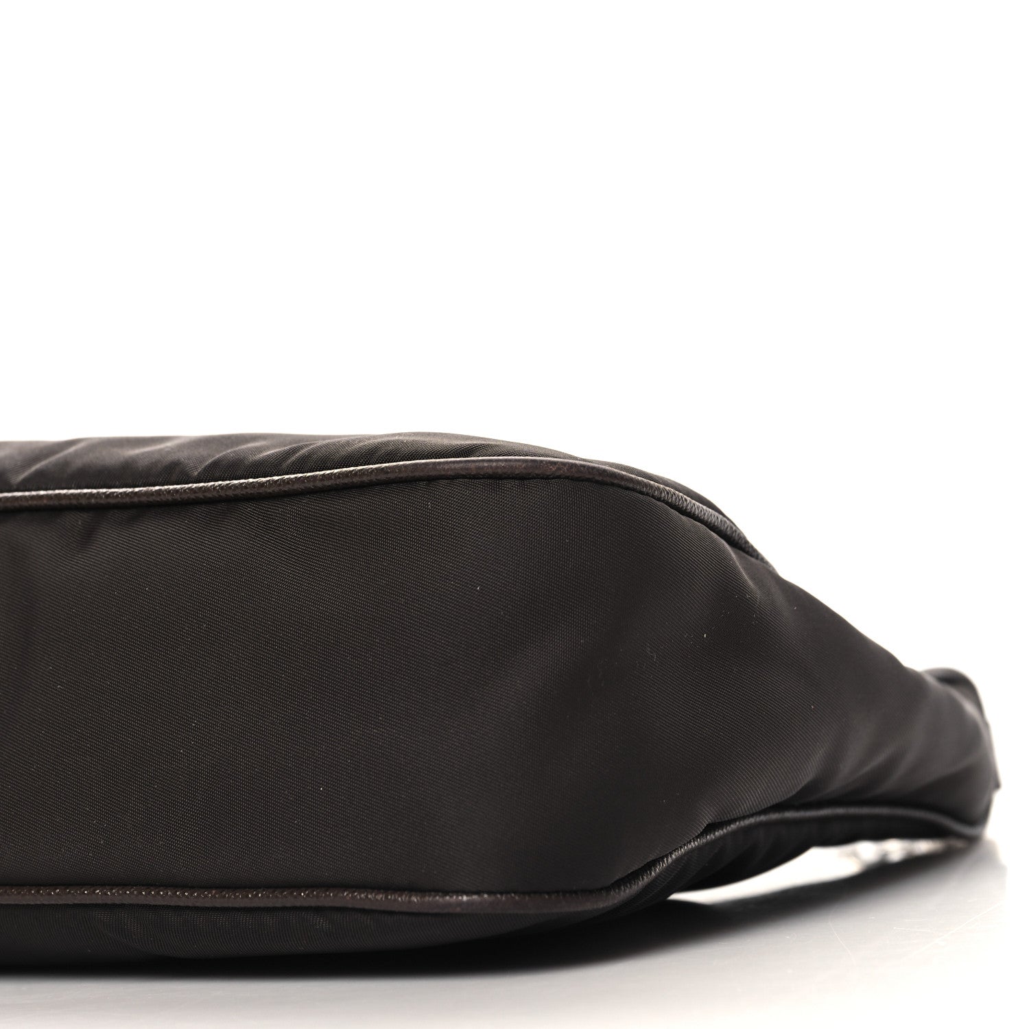Prada Tessuto Nylon Saffiano Re-Edition 2005 Shoulder Bag Cacao 9 of 10