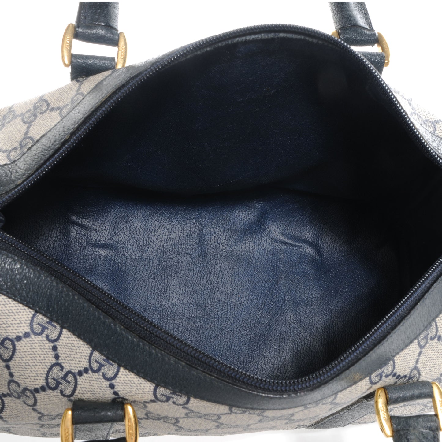 Monogram Web Boston Navy