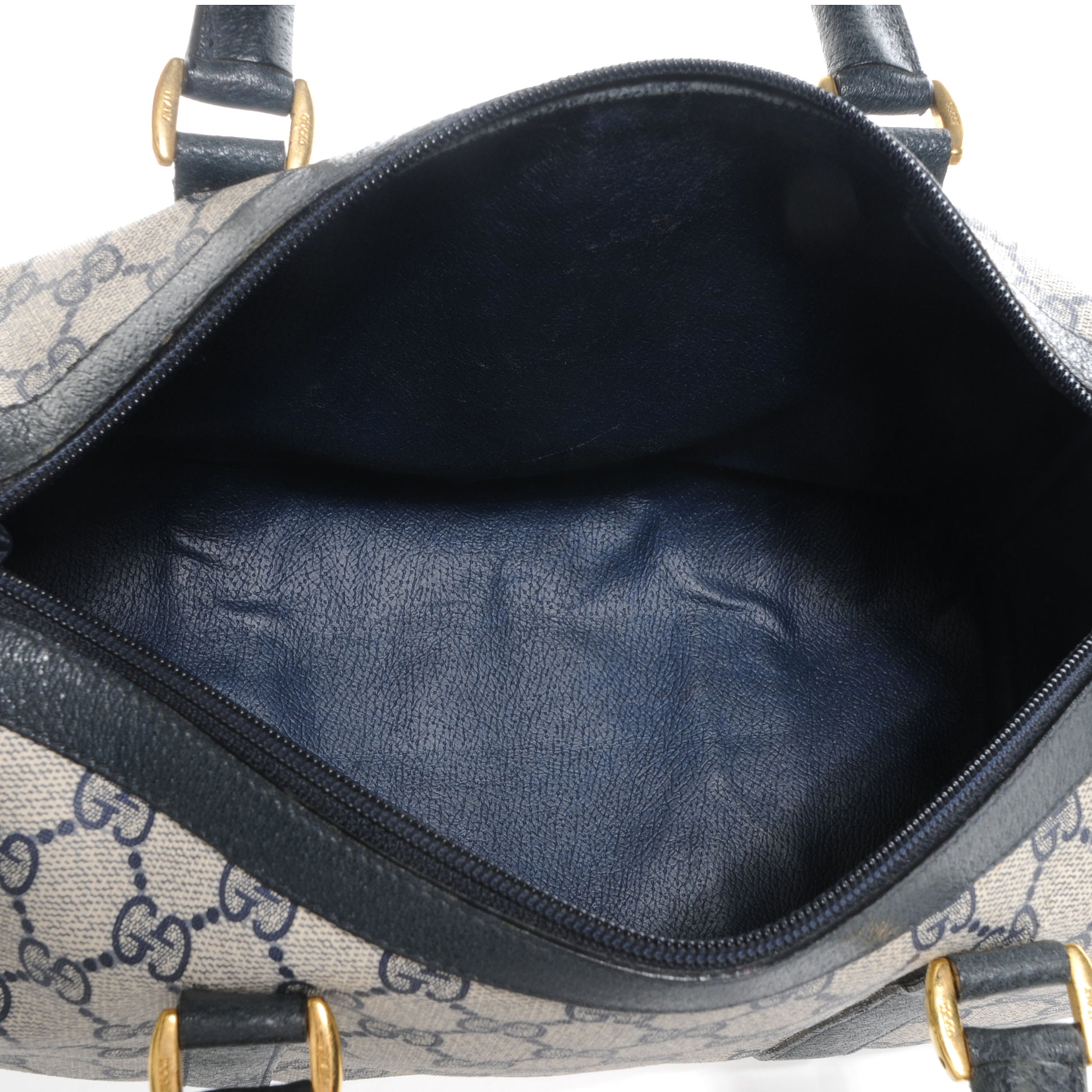 Gucci Monogram Web Boston Navy 5 of 8