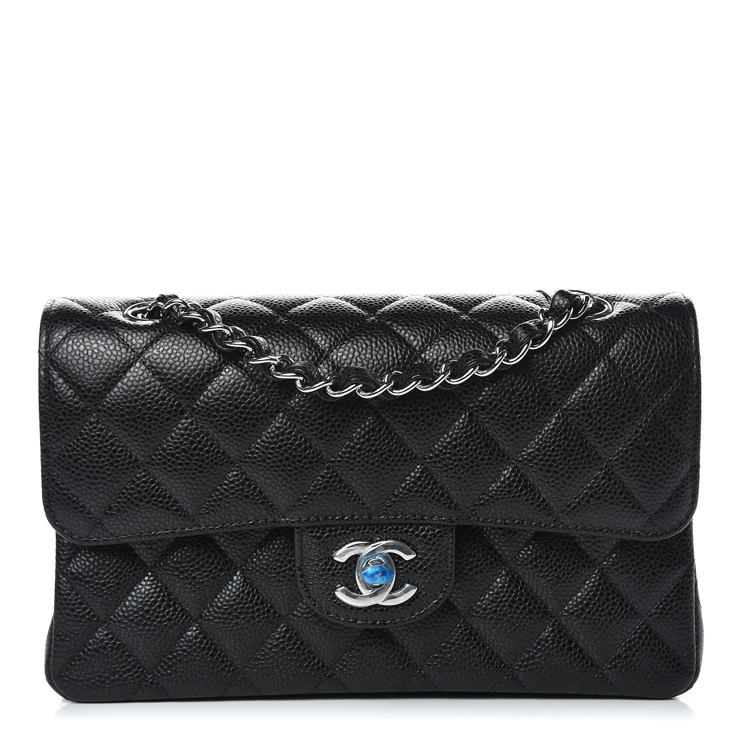 Chanel Caviar Quilted Small Double Flap Black 1 of 10