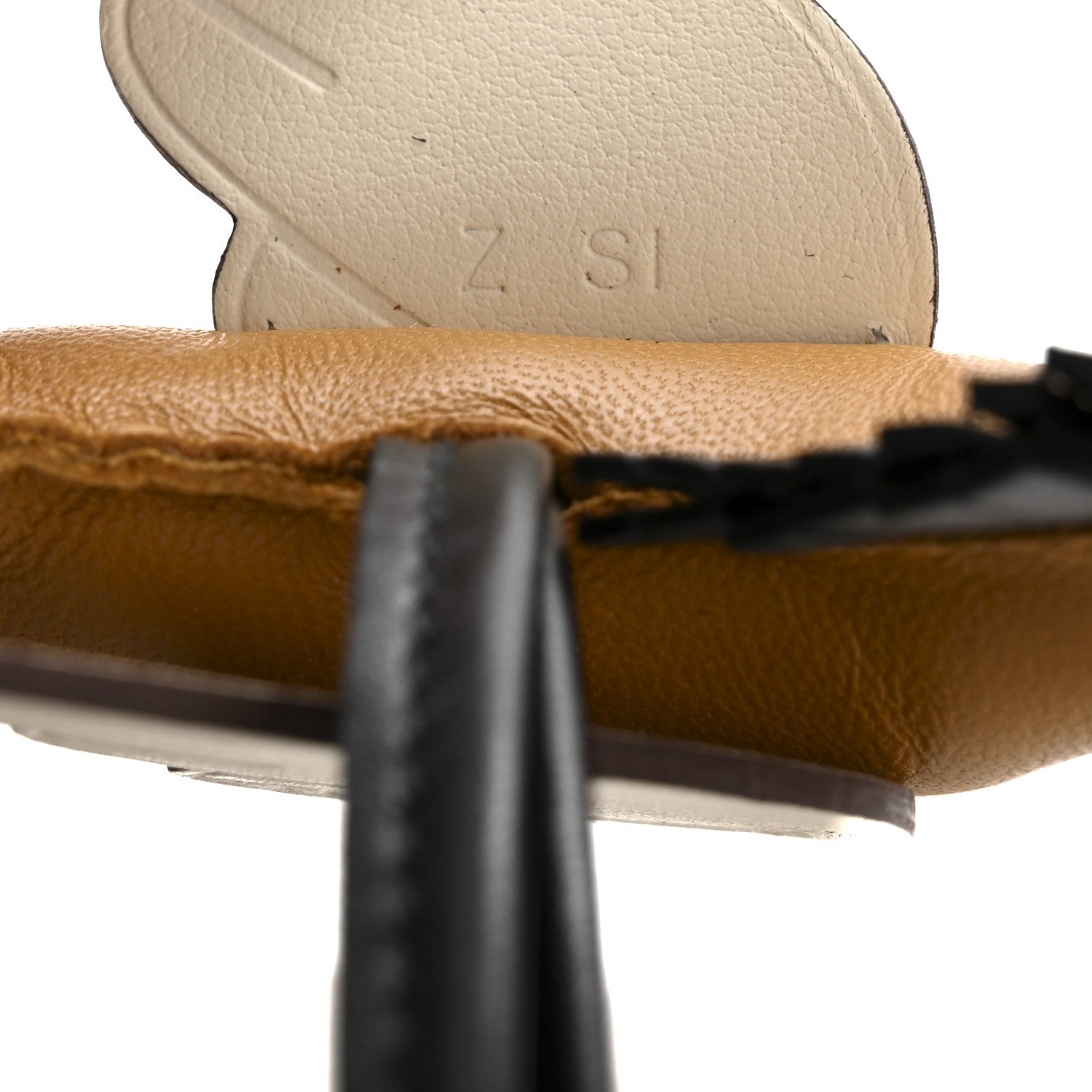 Hermes Milo Lambskin Grigri Rodeo Pegase Horse Bag Charm PM Sesame Black Nata 4 of 5