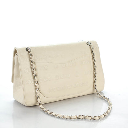 Chanel Calfskin Unlimited Jumbo Double Flap Off White 3 of 8